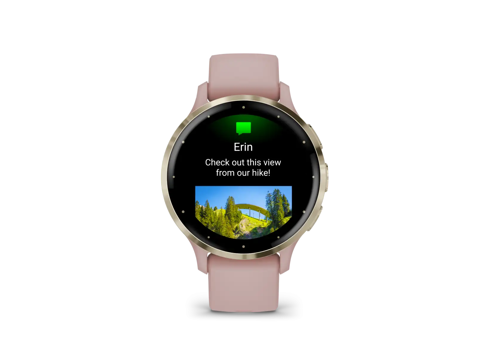 Garmin Venu 3S smart hodinky Soft Gold/Dust Rose