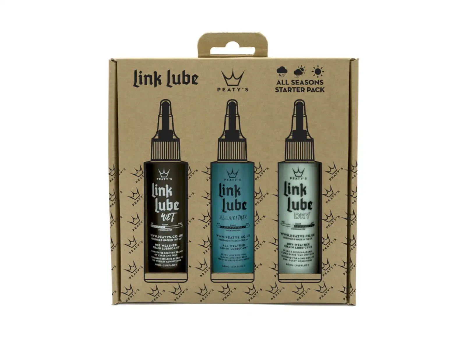 Peatys Linklube All Seasons lubrikant sada 3x60 ml