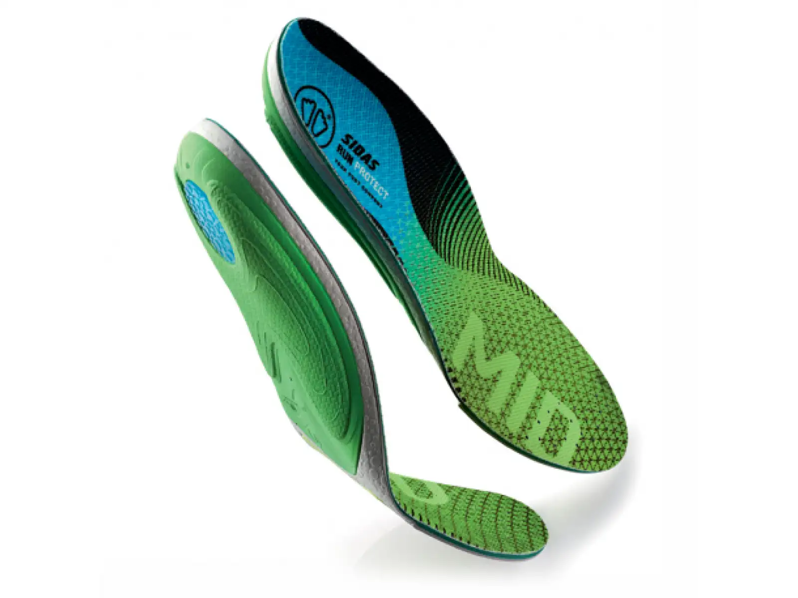 Sidas 3feet Run Protect Mid Arch Vložky do bežeckých topánok Mid Arch 1pár