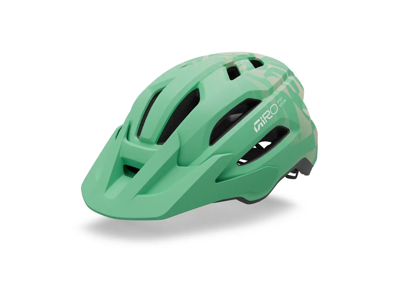 Giro Fixture II MIPS Youth detská prilba Mat Green Rush