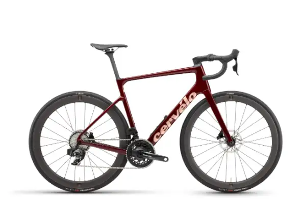Cervélo Caledonia 5 Force AXS cestný bicykel Carmine