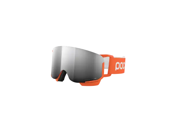 POC POCito Nexal detské lyžiarske okuliare Fluorescent Orange/Partly Sunny Silver