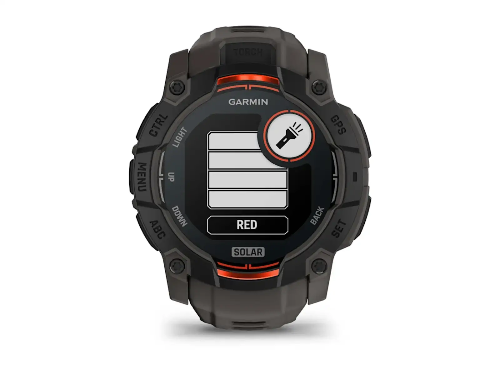 Garmin Instinct 3 Solar 50 mm inteligentné hodinky Black/Charcoal remienok