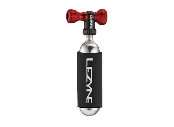 Lezyne Control Drive CNC CO2 pumpa + bombička 16 g červená