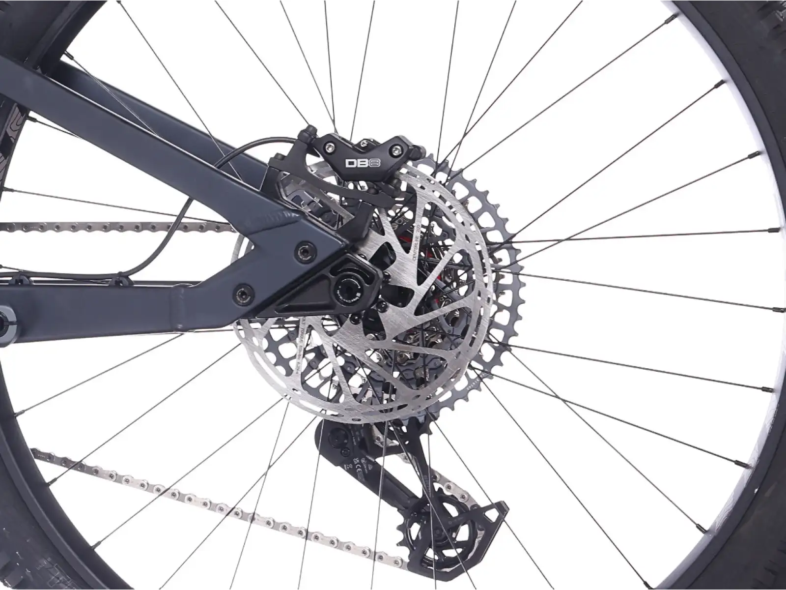 Rock Machine Whizz FS I 90 AXS horský bicykel Matte Milionaire Blue