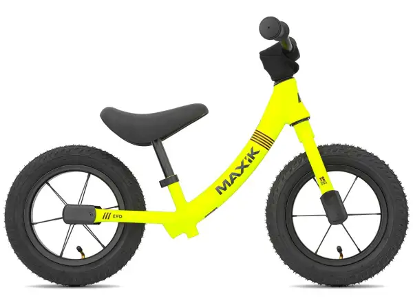 odrážadlo MAXÍK Evo Lite fluo žltá/fialová