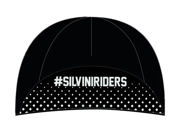 Silvini Cameri cyklistická čiapka Black/White