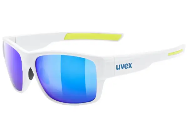 Uvex ESNTL Urban okuliare White Matt/Mirror Blue