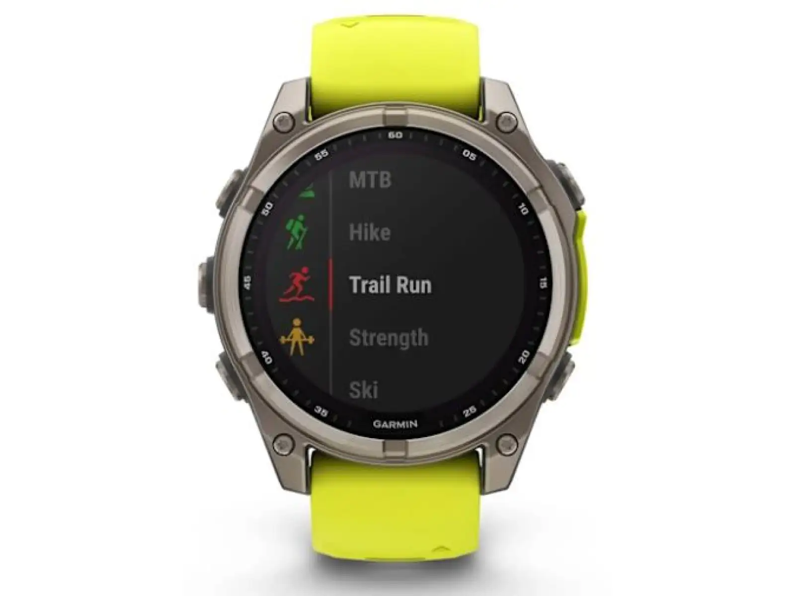Garmin fenix 8 - 51 mm Solar Sapphire inteligentné hodinky Titanium Yellow/Graphite