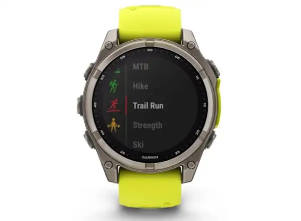 Garmin fenix 8 - 51 mm Solar Sapphire inteligentné hodinky Titanium Yellow/Graphite