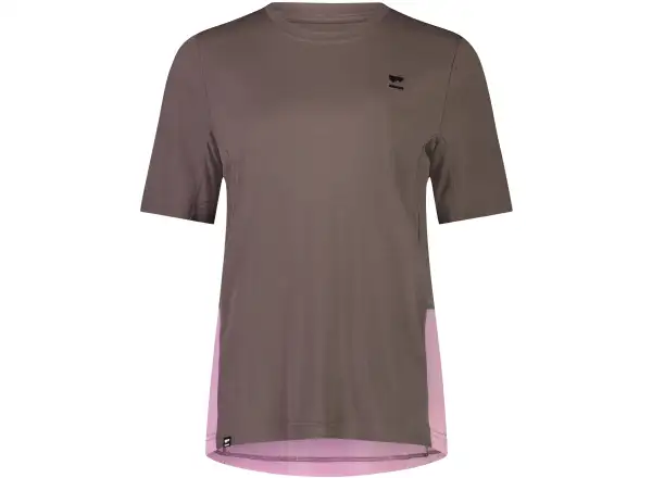 Mons Royale Tarn Merino Shift Dámsky dres s krátkym rukávom Pop Pink/Iron