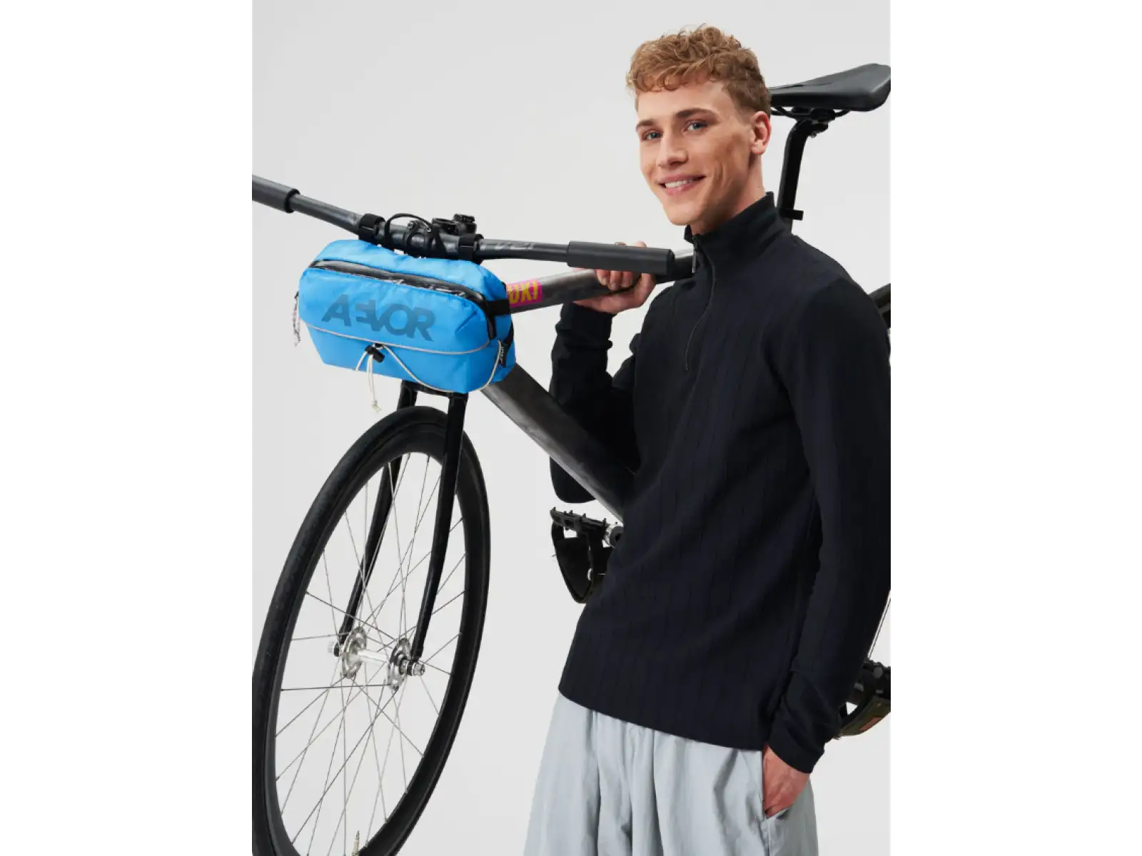 Aevor Bar Bag taštička cez rameno/ľadvinka/cyklo riadítka Proof Retro Blue