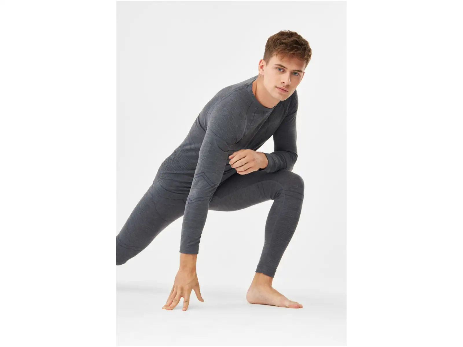 Viking Lan Pro Merino pánsky set Dark Grey