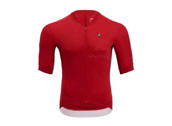 Silvini Ansino pánsky dres s krátkym rukávom merlot/red