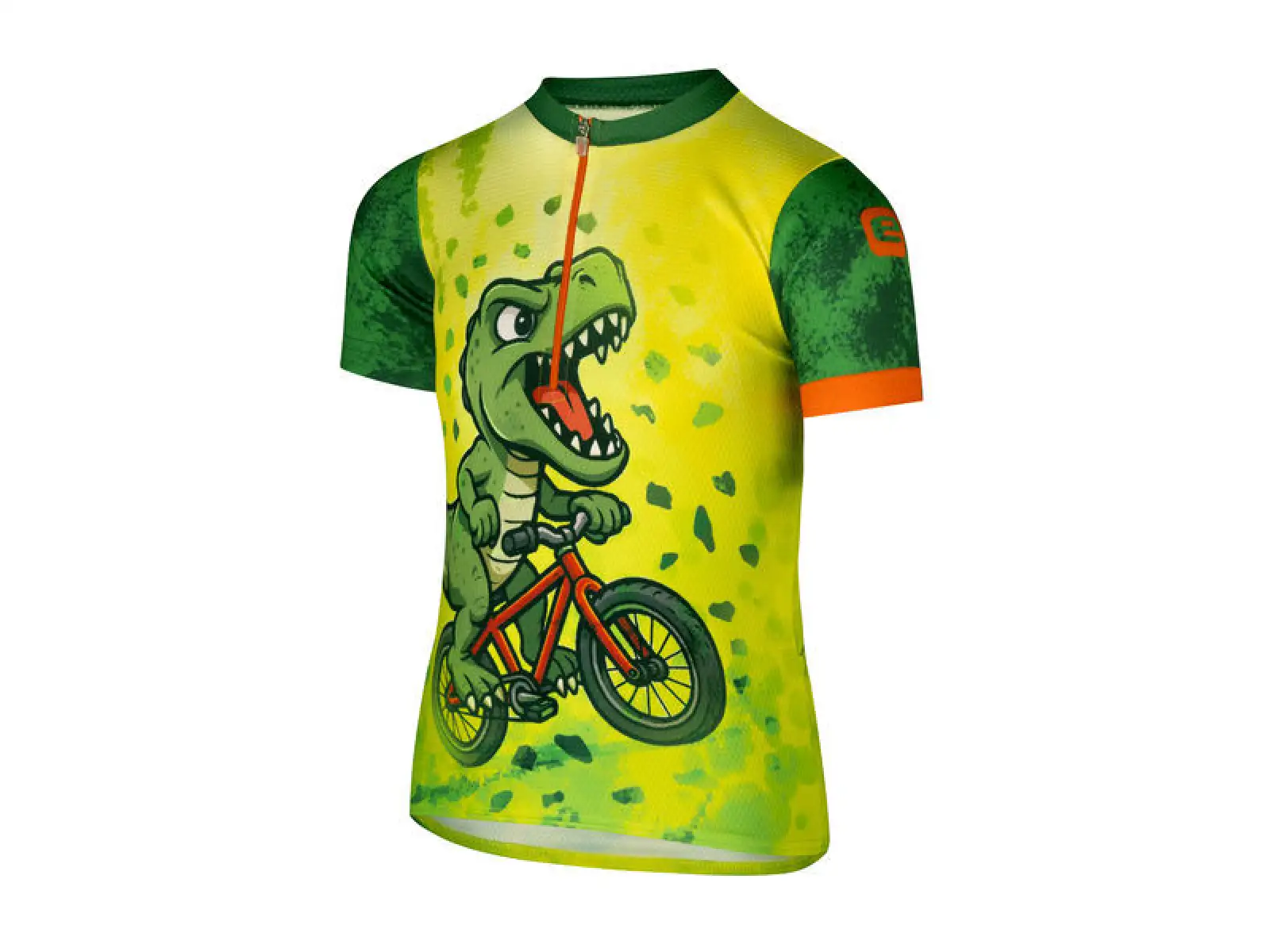 Etape Rio detský dres krátky rukáv zelená