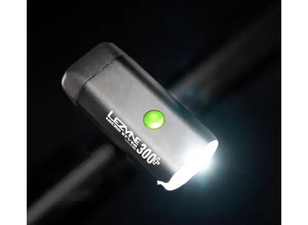 Lezyne Micro StVZO 300+ predné svetlo Front Satin black