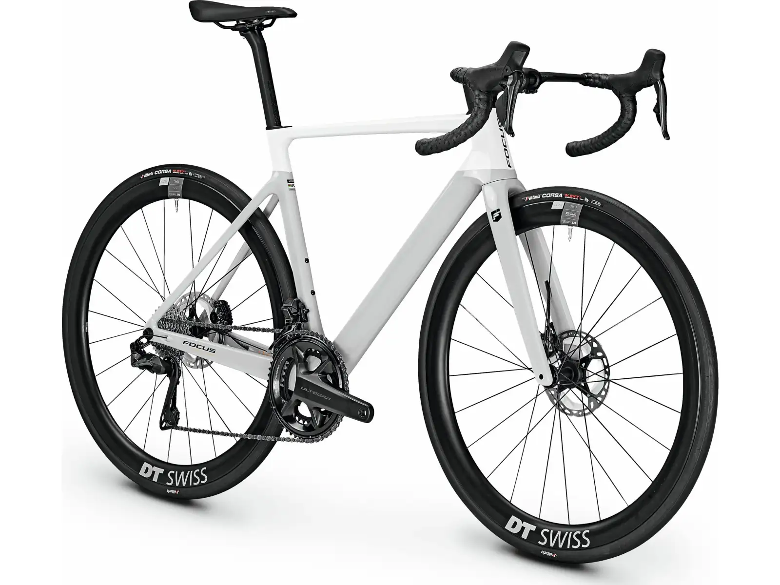 Focus Izalco MAX 9.8 DI cestný bicykel biely lesklý/svetlošedý lesklý