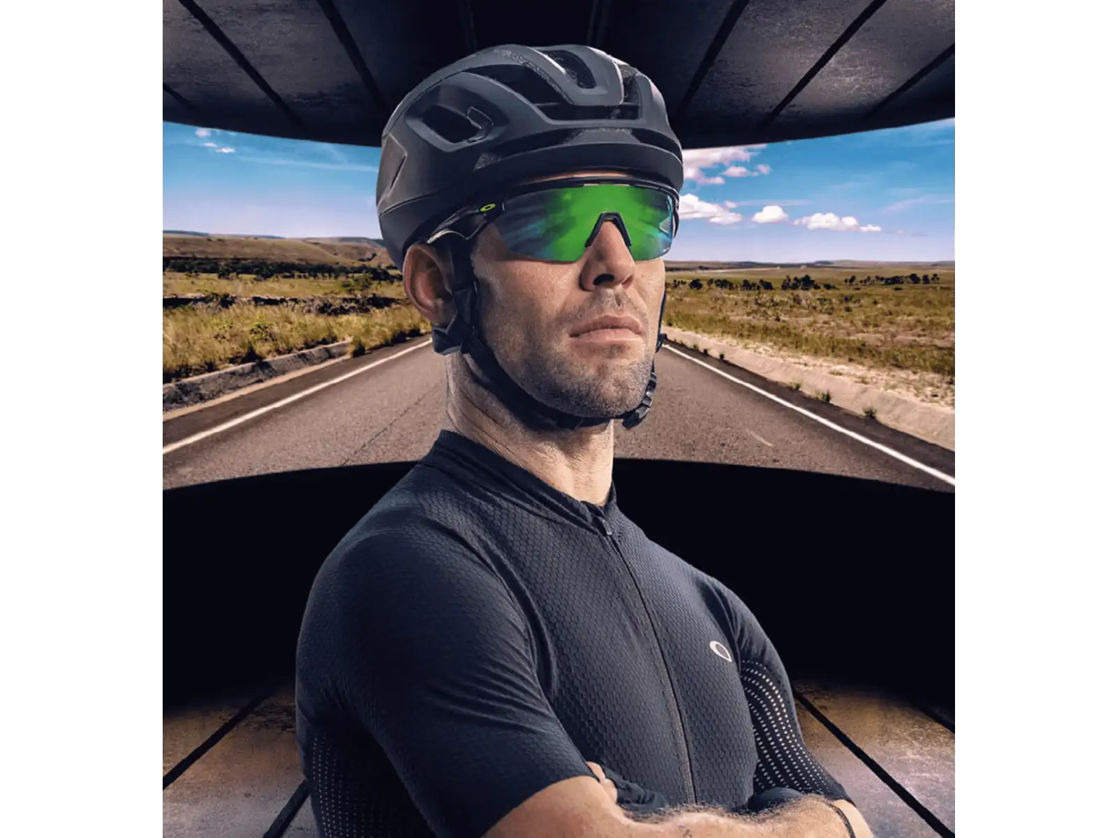Oakley Sphaera slnečné okuliare Matte Black Ink/Prizm Road Jade