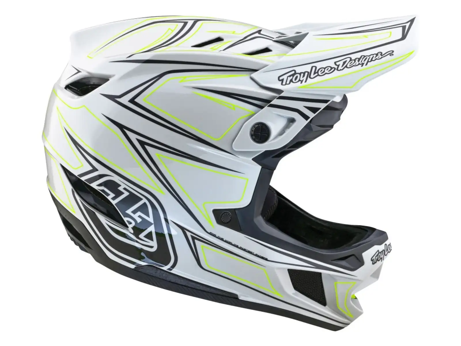 Troy Lee Designs D4 Composite MIPS Pinned prilba Light Gray