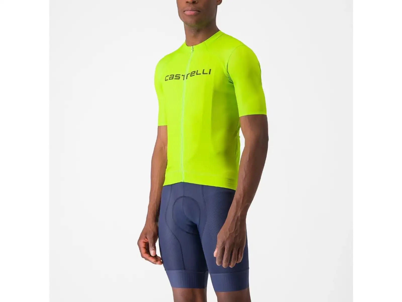 Castelli Elements pánsky dres krátky rukáv Electric Lime