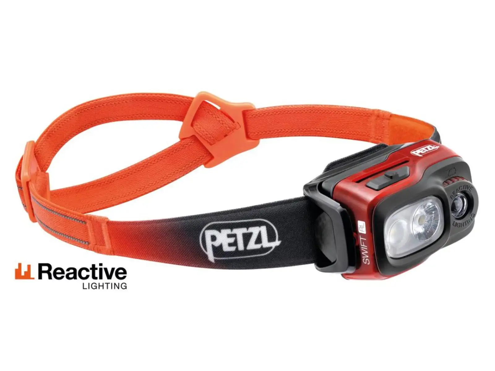 Nabíjacia čelovka Petzl Swift RL oranžová