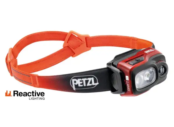 Nabíjacia čelovka Petzl Swift RL oranžová