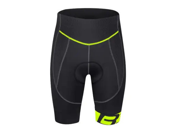 Force B30 šortky do pása s podšívkou čierna/fluo
