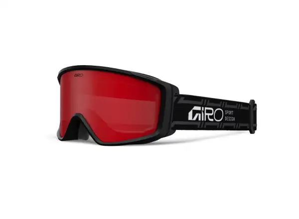 Giro Index 2.0 lyžiarske okuliare Black Stacked|Amber Scarlet