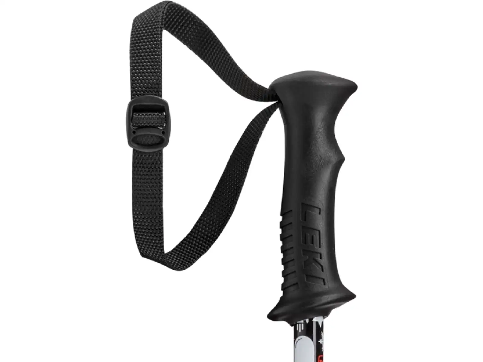 Zjazdové palice Leki Rider Vario black/white/neon red
