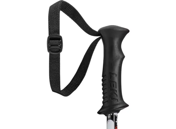 Zjazdové palice Leki Rider Vario black/white/neon red