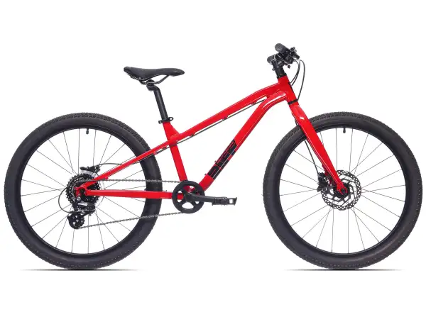 Rock Machine RIFF Tr 24 detský bicykel Gloss Fire Red