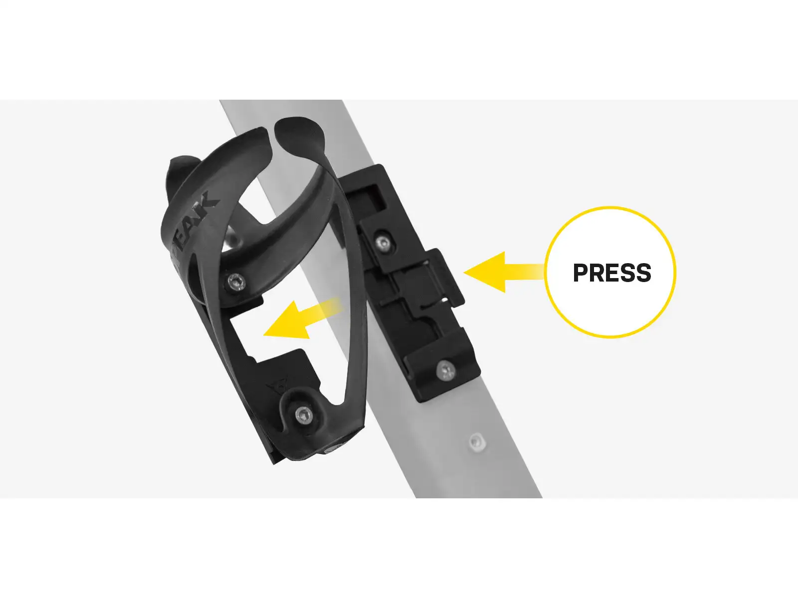 Topeak držiak QR Mount II na prichytenie košíka
