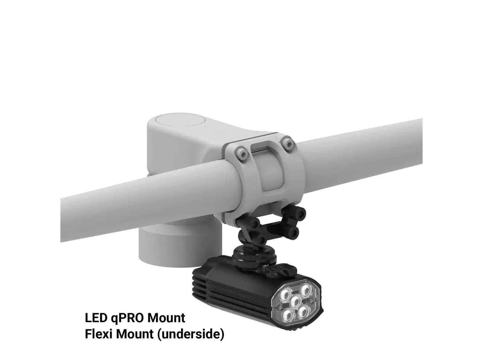 Lezyne LED qPRO Mount držiak svetla Black