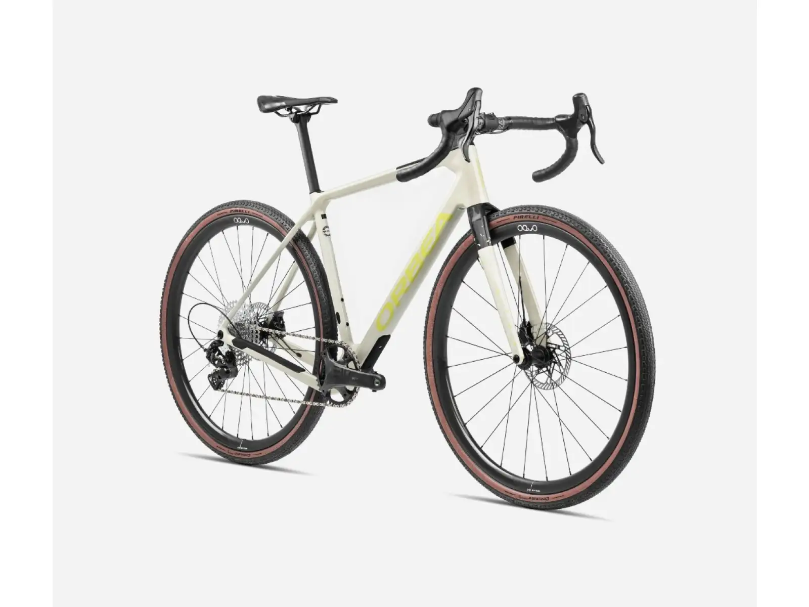 Orbea Terra M21eTEAM 1X gravel bicykel Ivory White/Spicy Lime