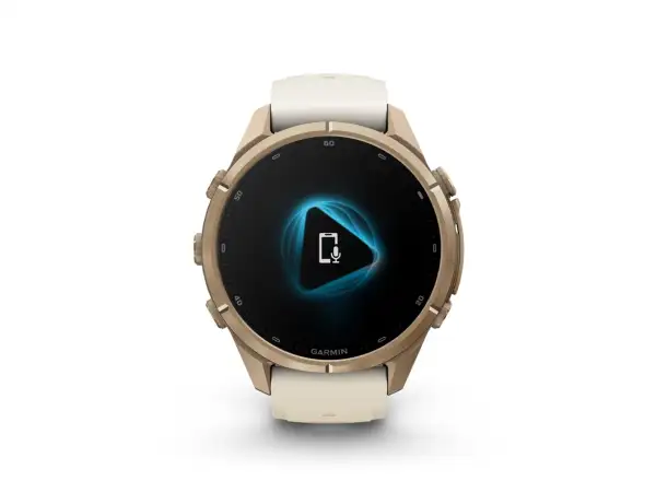 Garmin fenix 9 Pro inReach 43 mm inteligentné hodinky Autumn gold titanium/Cream/french gray