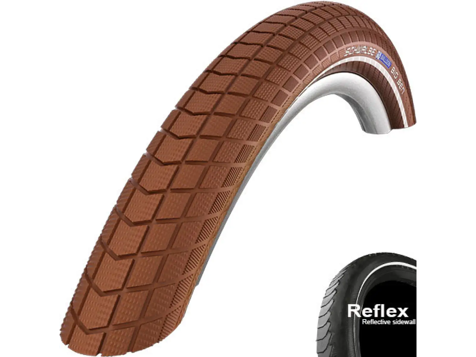 Schwalbe Big Ben KevlarGuard 26x2,15" MTB plášť drôt hnedá