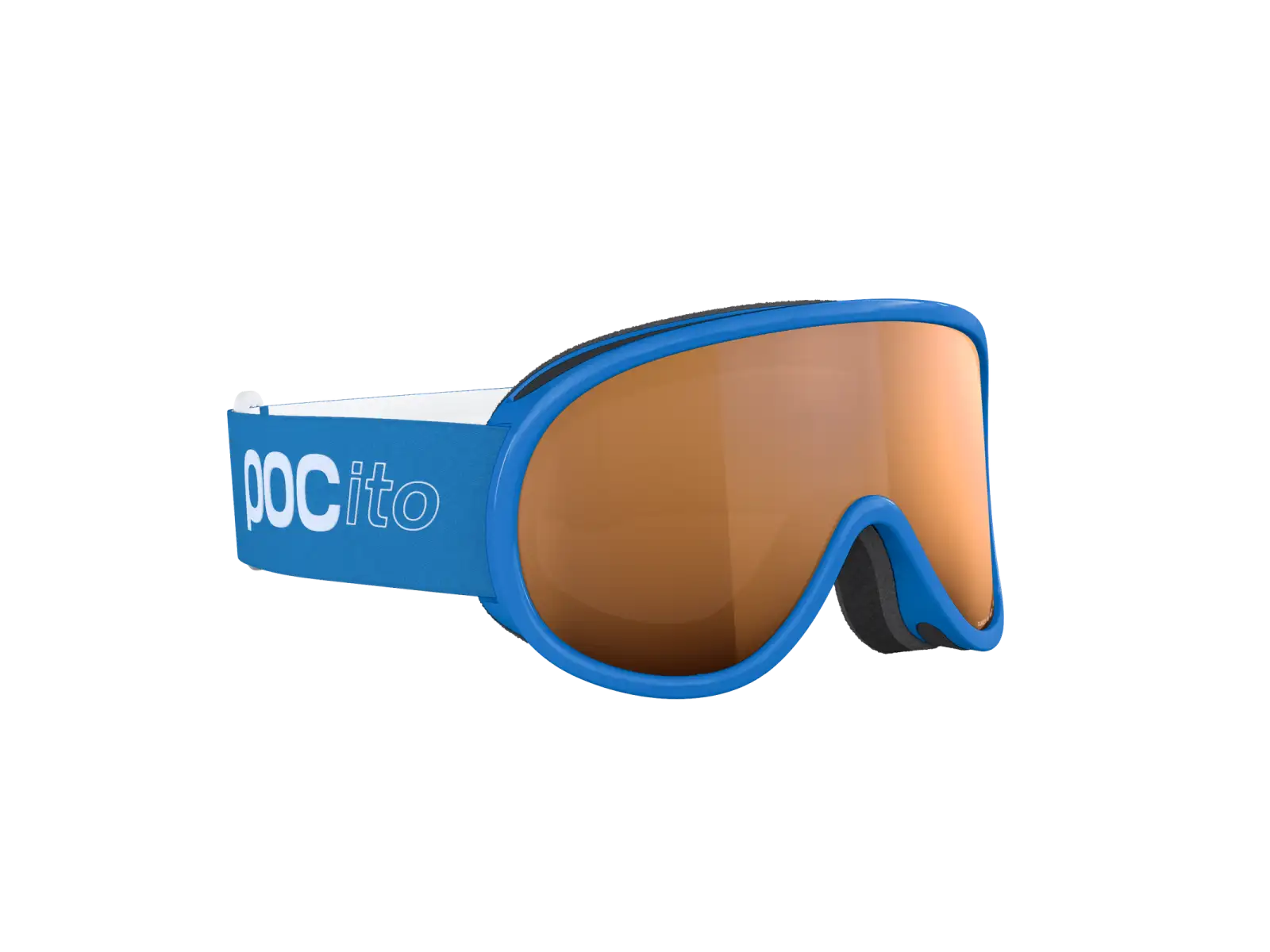POC POCito Retina detské lyžiarske okuliare Fluorescent Blue/Partly Sunny Light Orange