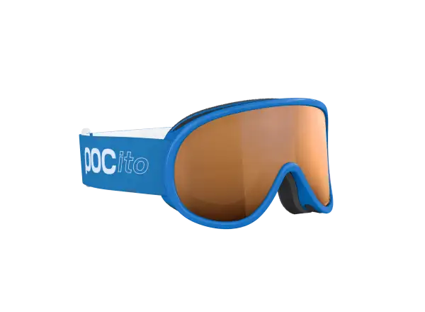POC POCito Retina detské lyžiarske okuliare Fluorescent Blue/Partly Sunny Light Orange