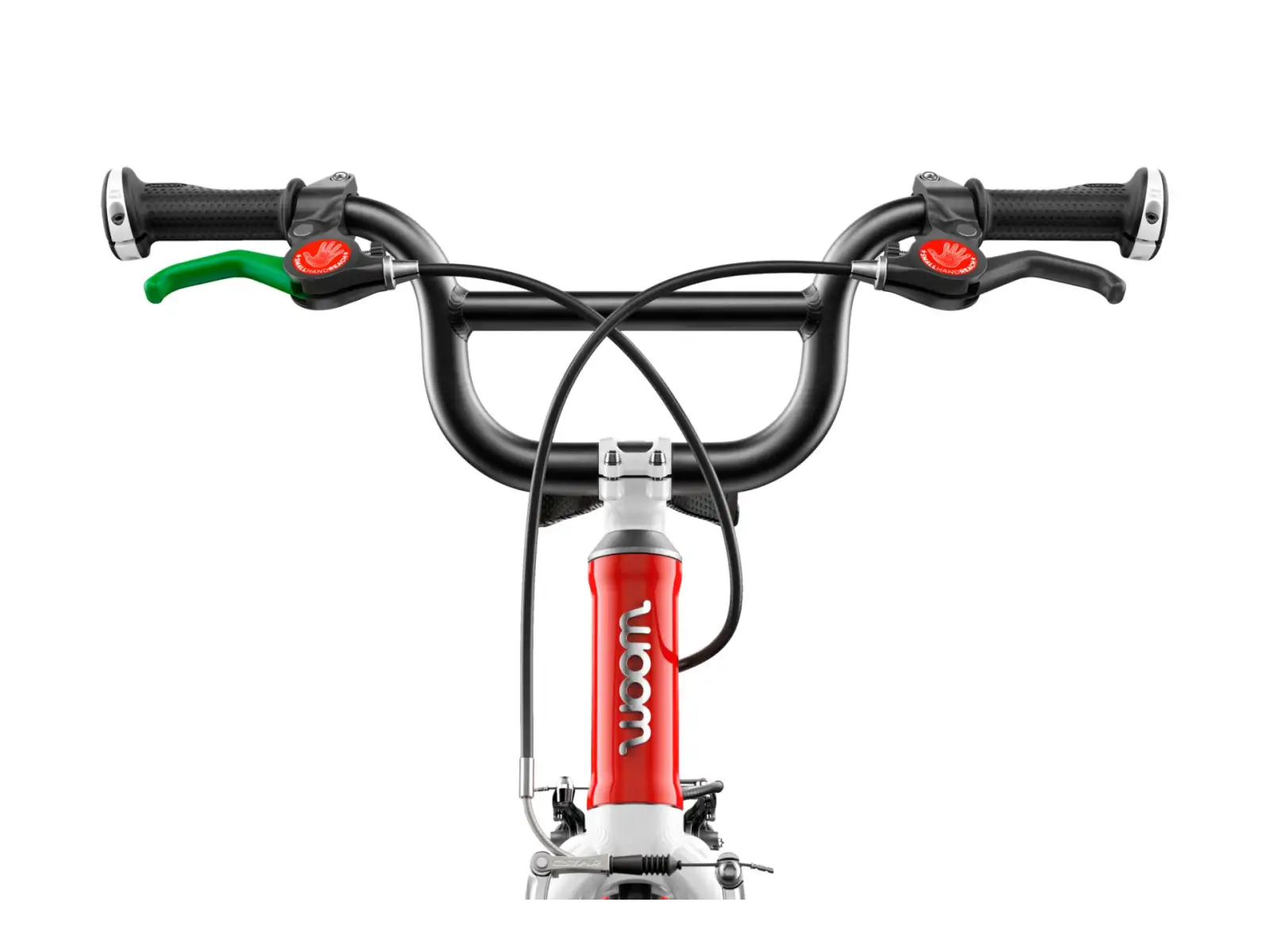 Woom 3 Red 16 detský bicykel + stojan Woom 2-3