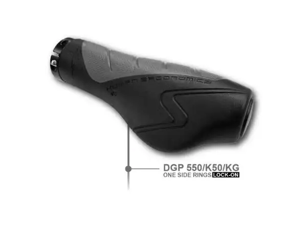 DDK DGP 550 gripy čierna/sivá