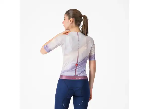 Castelli Aero Pro 8S dámsky dres krátky rukáv Multicolor Purple